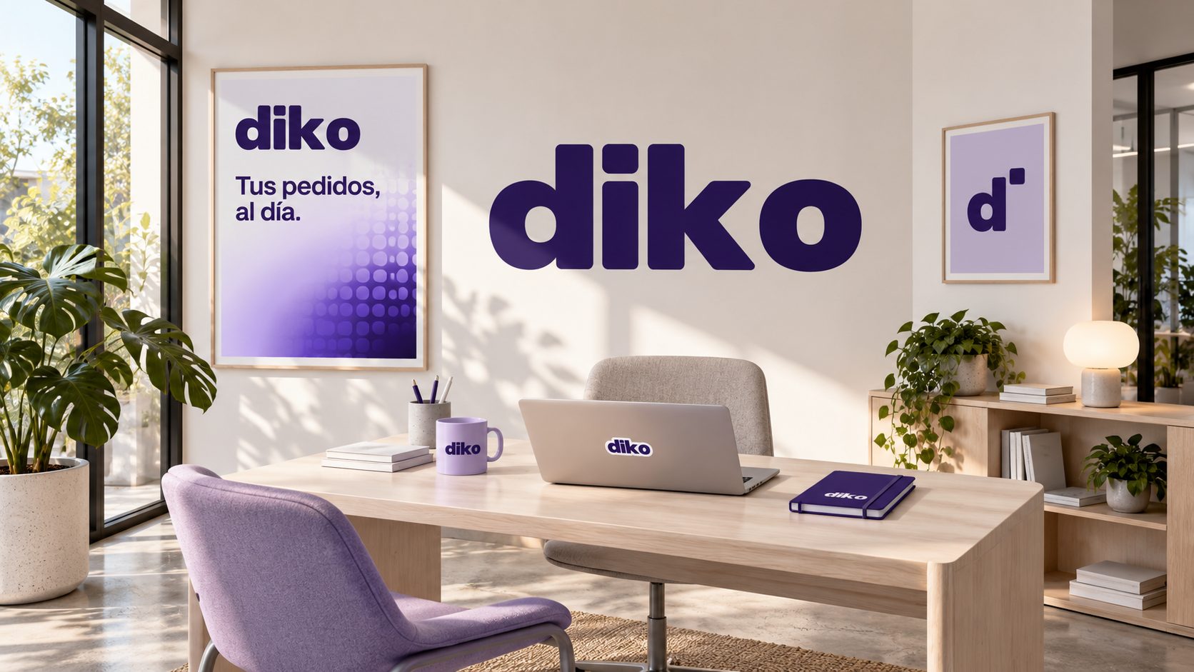 Diko — The identity at full scale.
